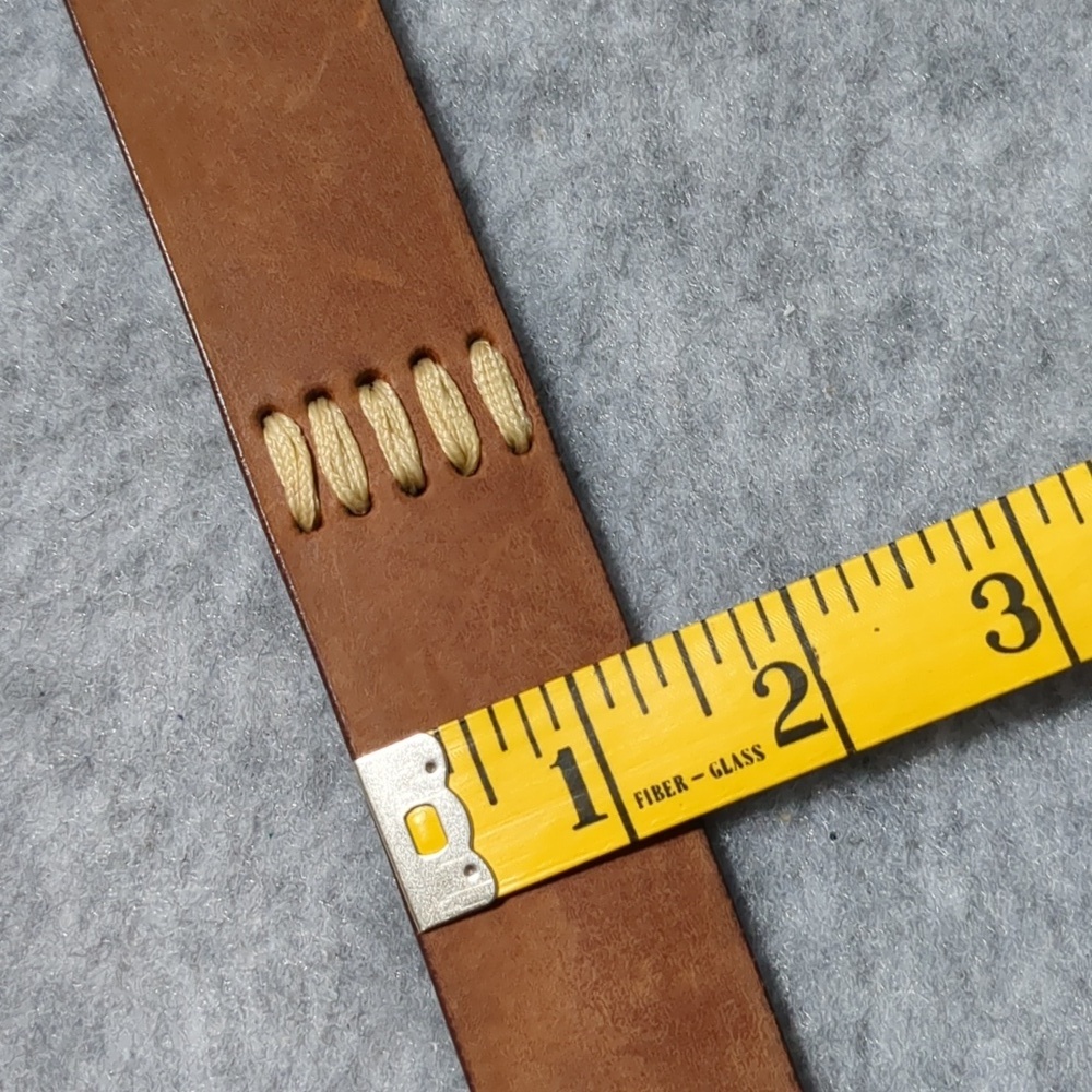 G.H. BASS & CO. GENUINE LEATHER BELT SIZE 34 - Picture 10 of 10